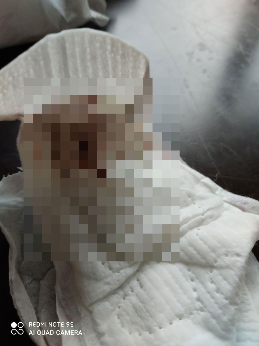 母親の生理用ナプキン貯まったから開封していく